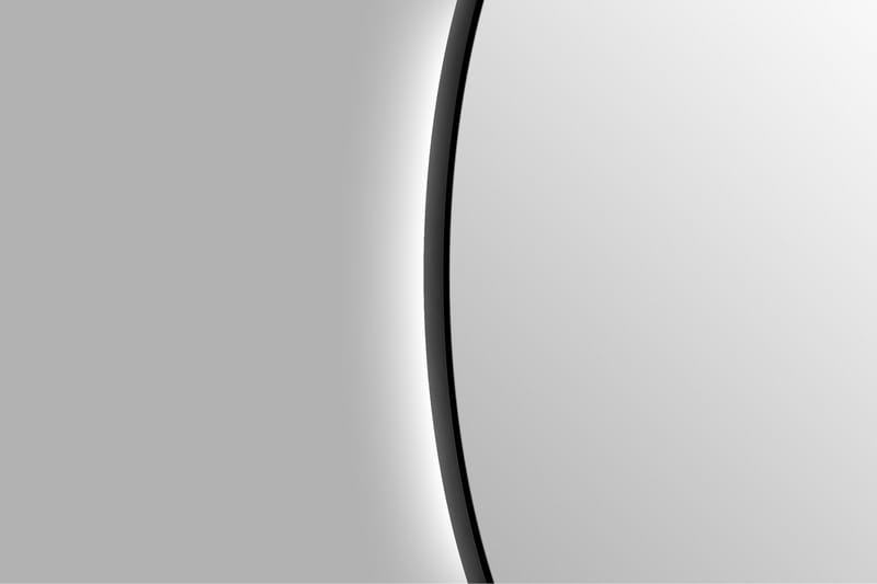 Speil Linka 120 cm - Svart - Baderomsspeil med belysning - Speil - Baderomsspeil