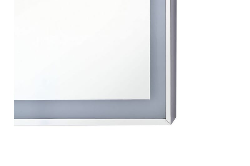 Speil Manosque 70x90 cm LED - Sølv - Baderomsspeil med belysning - Speil - Baderomsspeil