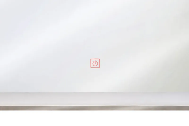 Tooms Speil LED 60x80 cm - Sølv - Interiør - Baderomsinnredning - Baderomsspeil