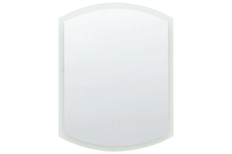 Badrumsspegel med LED Beliani Beziers Silver
