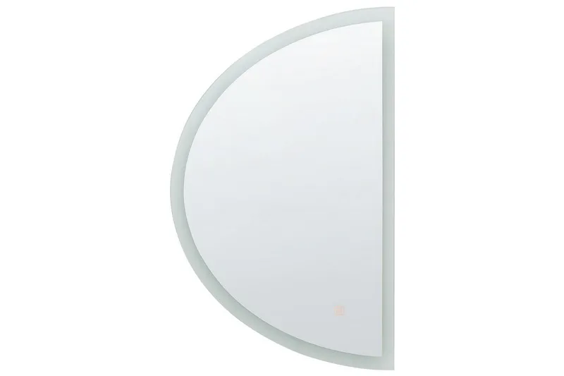 Badrumsspegel med LED Beliani Bezons Silver