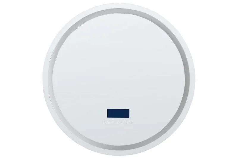 Badrumsspegel med LED Beliani Brognon Silver