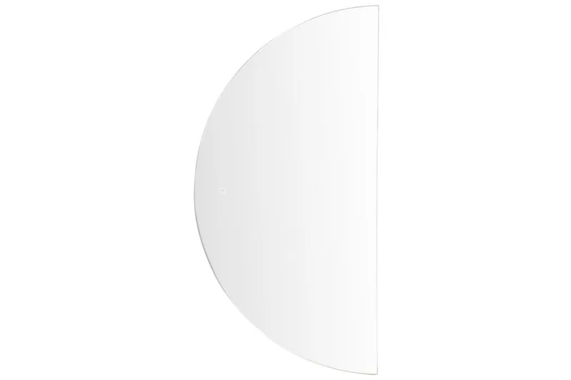 Badrumsspegel med LED Beliani Loue 60x4x120 cm Silver
