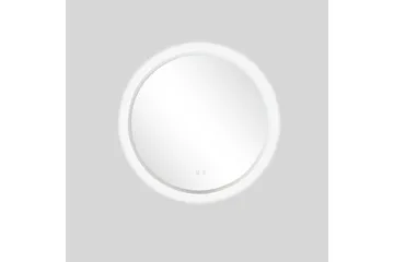 Clas Rundt Baderomsspeil med LED-belysning 100 cm - Anti-Fog og Touch-Kontroll - Interiør - Baderomsinnredning - Baderomsspeil