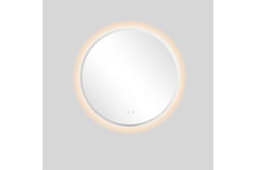 Clas Rundt Baderomsspeil med LED-belysning 100 cm - Anti-Fog og Touch-Kontroll - Interiør - Baderomsinnredning - Baderomsspeil