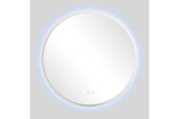 Clas Rundt Baderomsspeil med LED-belysning 120 cm - Anti-Fog og Touch-Kontroll - Interiør - Baderomsinnredning - Baderomsspeil