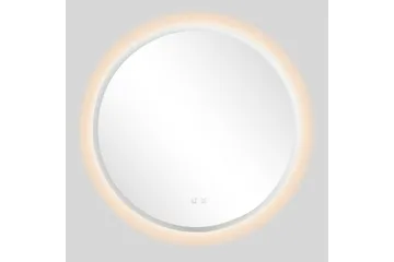 Clas Rundt Baderomsspeil med LED-belysning 120 cm - Anti-Fog og Touch-Kontroll - Interiør - Baderomsinnredning - Baderomsspeil