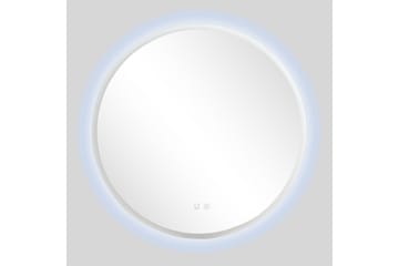 Clas Rundt Baderomsspeil med LED-belysning 120 cm - Transparent - Interiør - Baderomsinnredning - Baderomsspeil