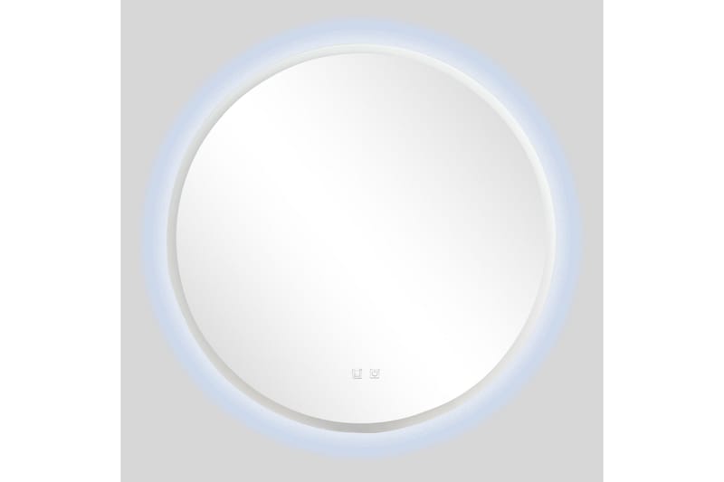 Clas Rundt Baderomsspeil med LED-belysning 120 cm - Transparent - Interiør - Baderomsinnredning - Baderomsspeil
