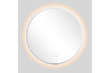 Clas Rundt Baderomsspeil med LED-belysning 120 cm - Transparent - Interiør - Baderomsinnredning - Baderomsspeil