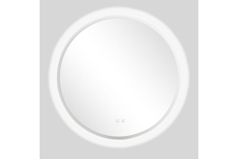 Clas Rundt Baderomsspeil med LED-belysning 120 cm - Transparent - Interiør - Baderomsinnredning - Baderomsspeil