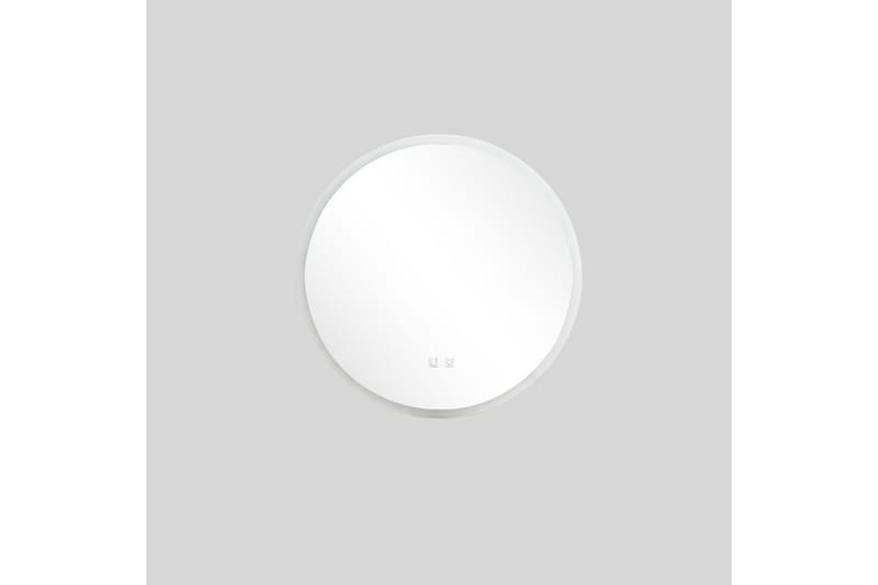 Clas Rundt Baderomsspeil med LED-belysning 60 cm - Anti-Fog og Touch-Kontroll - Interiør - Baderomsinnredning - Baderomsspeil