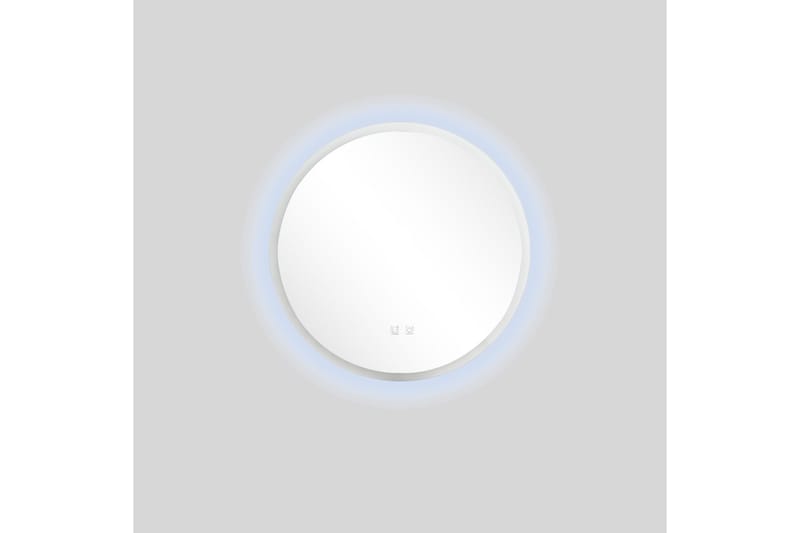 Clas Rundt Baderomsspeil med LED-belysning 60 cm - Anti-Fog og Touch-Kontroll - Interiør - Baderomsinnredning - Baderomsspeil