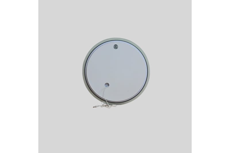 Clas Rundt Baderomsspeil med LED-belysning 80 cm - Anti-Fog og Touch-Kontroll - Interiør - Baderomsinnredning - Baderomsspeil