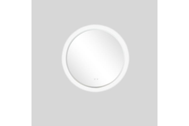 Clas Rundt Baderomsspeil med LED-belysning 80 cm - Anti-Fog og Touch-Kontroll - Interiør - Baderomsinnredning - Baderomsspeil