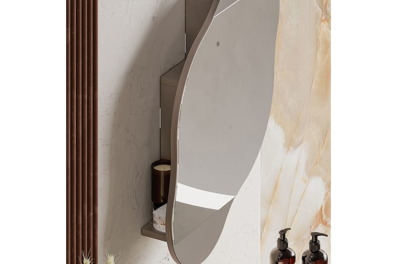 Dartmoor Baderomsspeil 60 cm Rektangulært - Brun - Interiør - Baderomsinnredning - Baderomsspeil