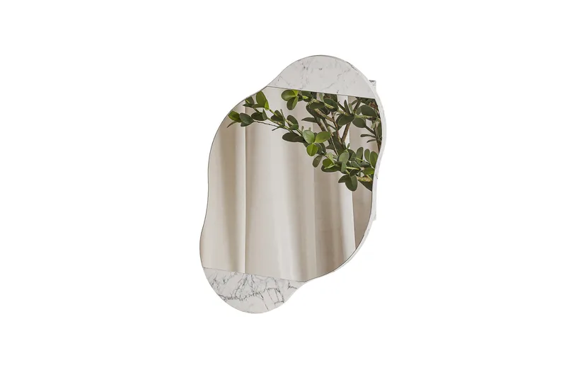 Dartmoor Baderomsspeil 60 cm Rektangulært, Hvit Marmor