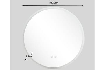 Galdwyn Baderomsspeil 120 cm Rund - Transparent - Interiør - Baderomsinnredning - Baderomsspeil