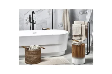 Håndkle Areora sett med 11 Beige - Beige - Tekstiler & tepper - Baderomstekstiler - Håndklær