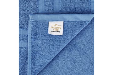 Håndkle Areora sett med 11 Blå - Blå - Interiør - Baderomsinnredning - Håndklehengere