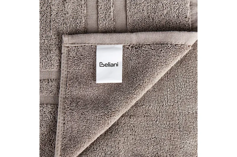 Håndkle Areora sett med 11 Taupe - Taupe - Tekstiler & tepper - Baderomstekstiler - Håndklær