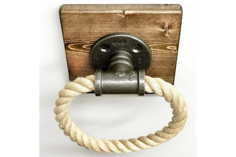 Evila Håndklehenger Tau/Tre - Interiør - Baderomsinnredning - Håndklehengere