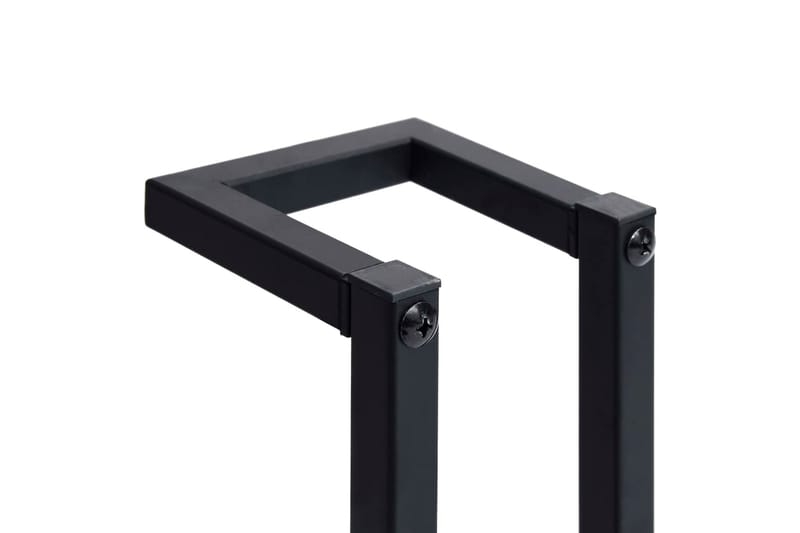 Håndklestativ svart 12,5x12,5x60 cm jern - Svart - Håndklehengere - Håndkleshenger & hånddukstang