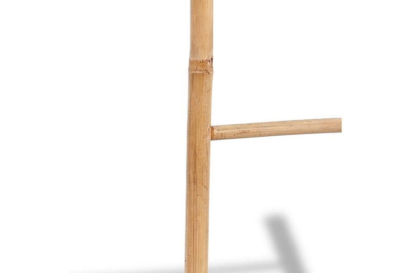 Håndklehenger av bambus med 6 trinn - Brun - Hånddukstiger - Håndkleshenger & hånddukstang