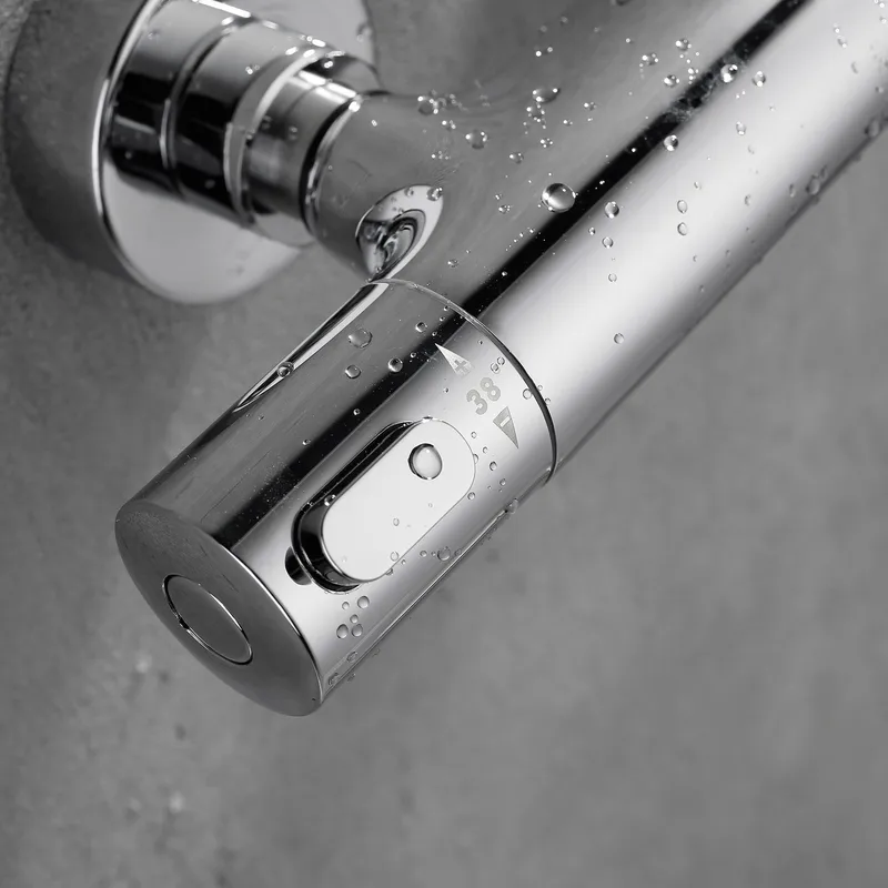 Dusjbatteri Brusa sølv - Krom - Interiør - Baderomsinnredning - Håndkletørkere - Håndkletørker strøm