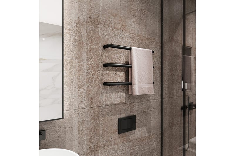 Elektrisk håndkletørker 63,2x3,2x10 cm | R01BB - Interiør - Baderomsinnredning - Håndkletørkere - Håndkletørker strøm