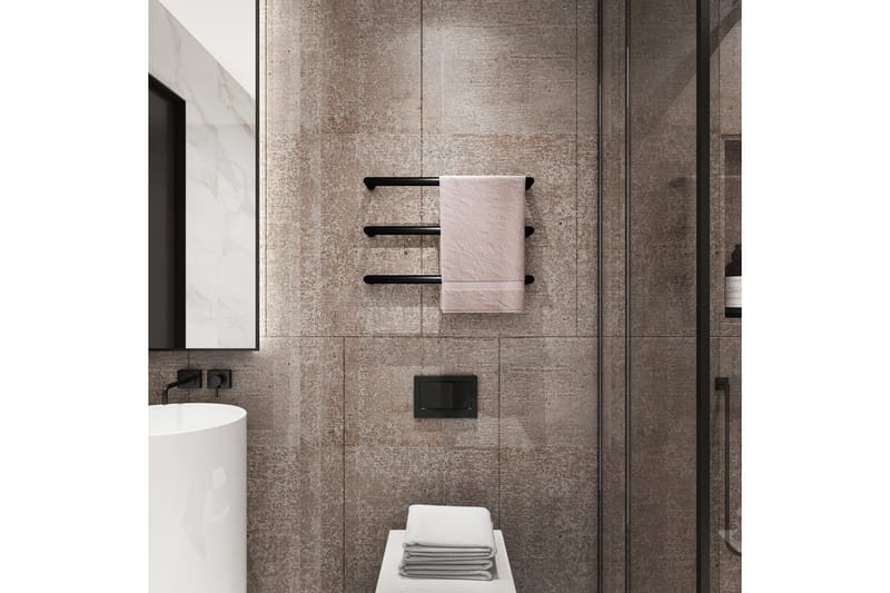 Elektrisk håndkletørker 63,2x3,2x10 cm | R01BB - Interiør - Baderomsinnredning - Håndkletørkere - Håndkletørker strøm