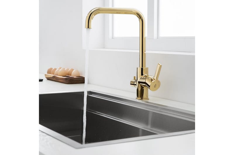 Köksblandare Bathlife Guld - Interiør - Baderomsinnredning - Håndkletørkere - Håndkletørker strøm