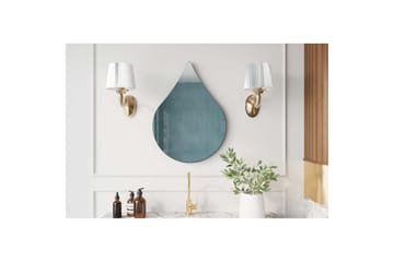 Koruco Baderomsspeil 50 cm - Sort - Interiør - Baderomsinnredning - Baderomsspeil