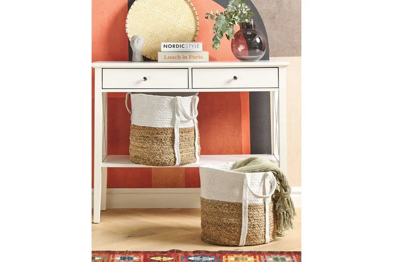 Kurv Bellpat sett av 2 - Oppbevaring - Oppbevaring til småting - Kurv - Flettet kurv & rottingkurv