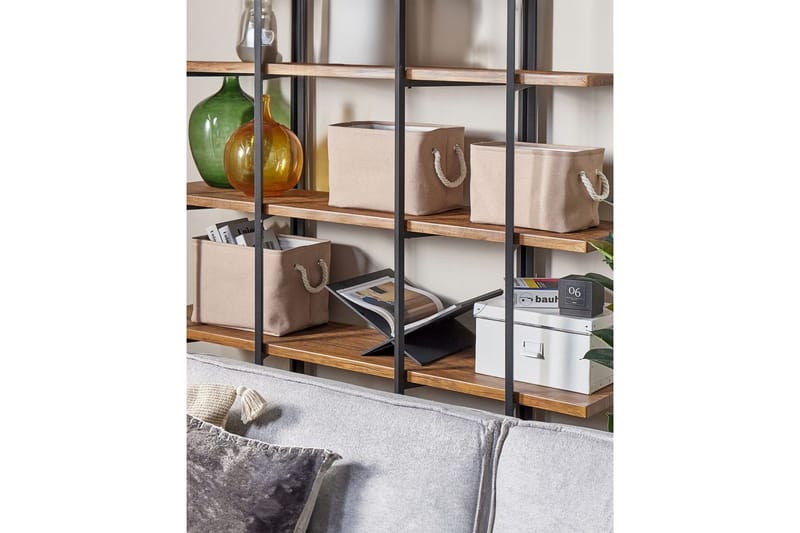 Kurv Darqab sett med 3 Beige, hvit - Beige, hvit - Oppbevaring - Oppbevaring til småting - Kurv - Flettet kurv & rottingkurv