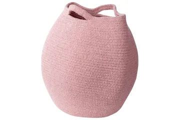 Kurv Panjgur sett av 2 Rosa - Rosa - Oppbevaring - Oppbevaring til småting - Kurv - Flettet kurv & rottingkurv