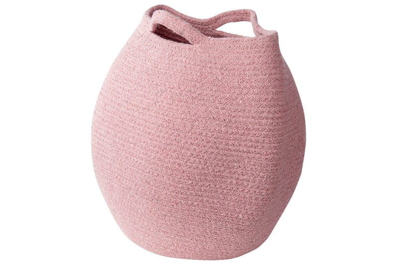 Kurv Panjgur sett av 2 Rosa - Rosa - Oppbevaring - Oppbevaring til småting - Kurv - Flettet kurv & rottingkurv