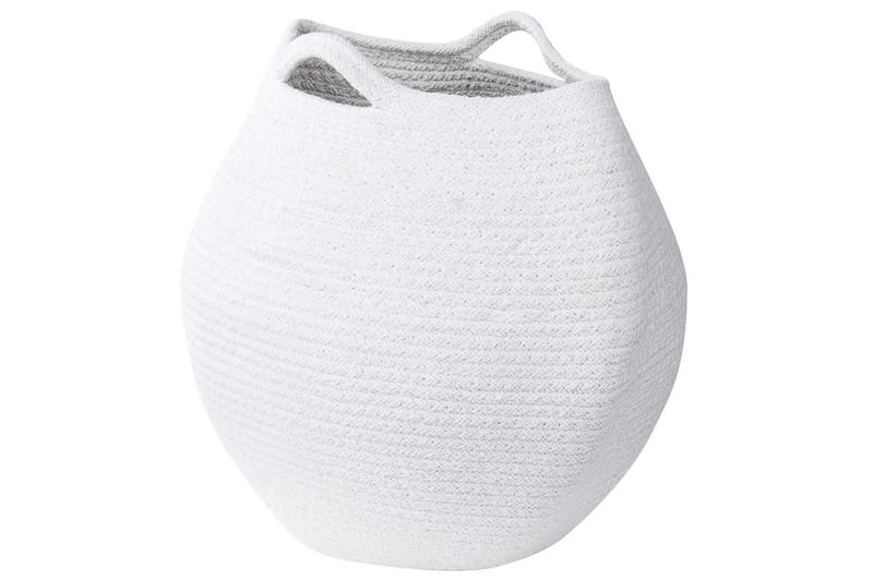 Kurv Panjgur sett av 2 Hvit - Hvit - Oppbevaring - Oppbevaring til småting - Kurv - Flettet kurv & rottingkurv