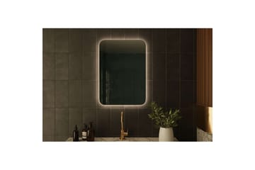 Neylen Baderomsspeil 50 cm Rektangulær - Hvit - Interiør - Baderomsinnredning - Baderomsspeil