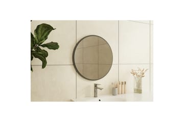 Speil Buhem Antrasitt - Hvit - Interiør - Baderomsinnredning - Baderomsspeil