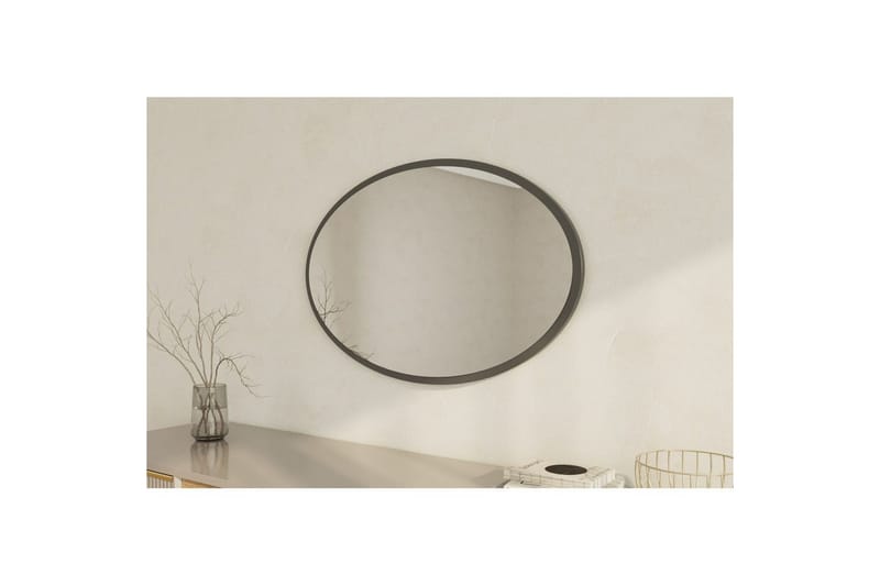 Speil Dymra Antrasitt - Antrasitt - Interiør - Baderomsinnredning - Baderomsspeil