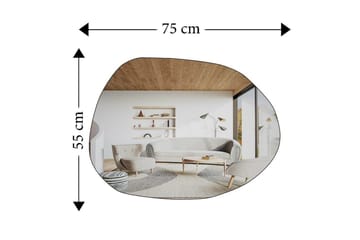 Speil Haviland Transparent - Hvit - Interiør - Baderomsinnredning - Baderomsspeil