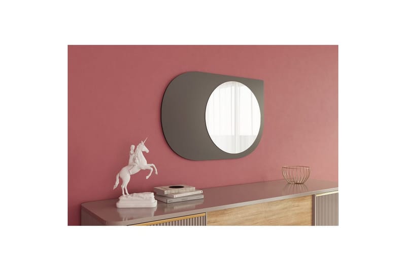 Speil Ravidas Antrasitt - Antrasitt - Interiør - Baderomsinnredning - Baderomsspeil