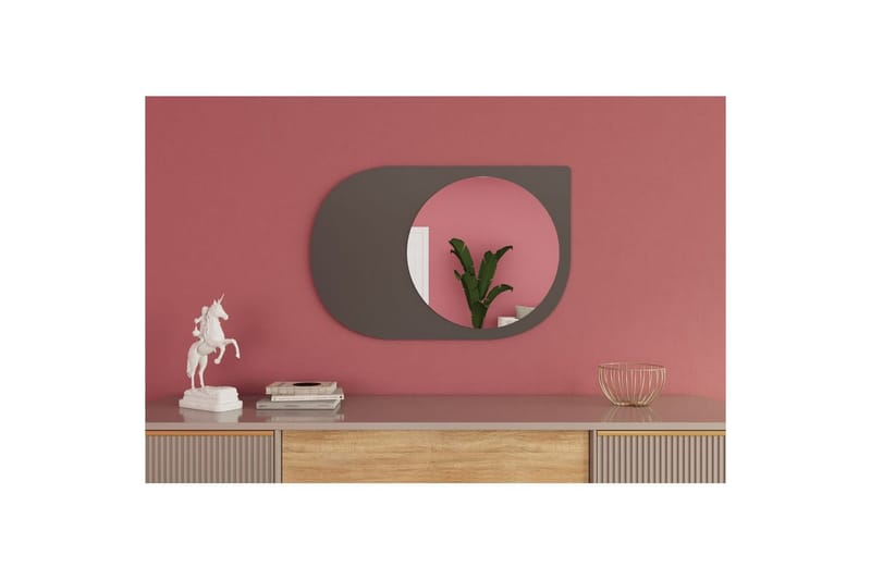 Speil Ravidas Antrasitt - Antrasitt - Interiør - Baderomsinnredning - Baderomsspeil