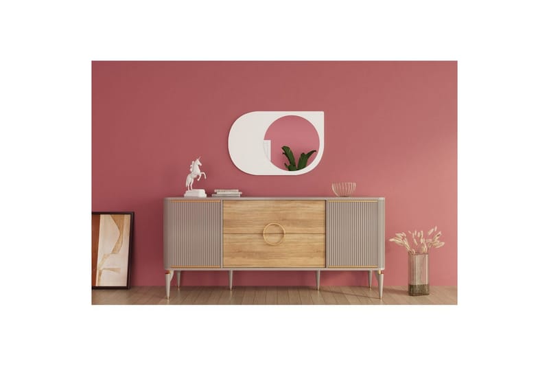 Speil Ravidas Hvit - Hvit - Interiør - Baderomsinnredning - Baderomsspeil