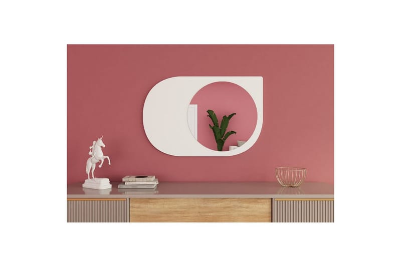 Speil Ravidas Hvit - Hvit - Interiør - Baderomsinnredning - Baderomsspeil