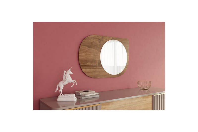 Speil Ravidas Valnøtt - Valnøtt - Interiør - Baderomsinnredning - Baderomsspeil