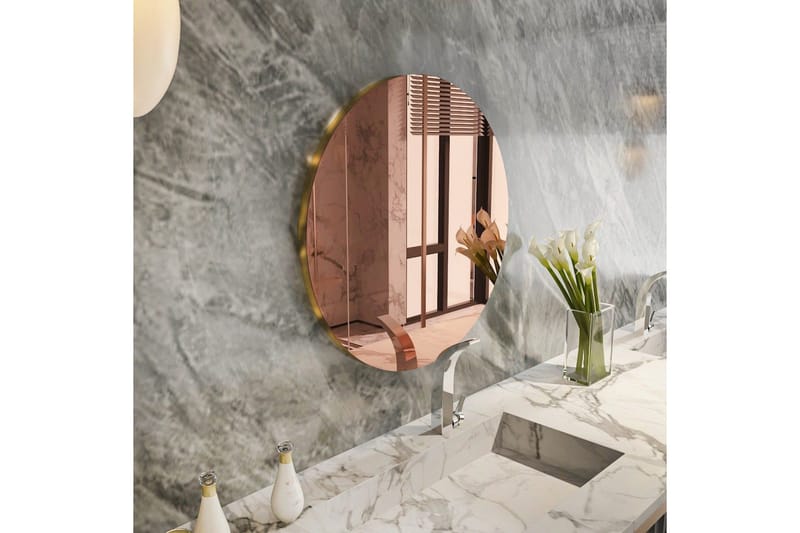 Speil Torlen Bronse / Gull - Bronse / Gull - Interiør - Baderomsinnredning - Baderomsspeil