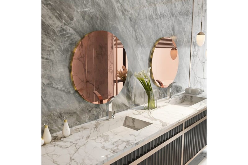Speil Torlen Bronse / Gull - Bronse / Gull - Interiør - Baderomsinnredning - Baderomsspeil