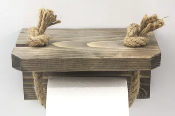 Caponetto Toalettrullholder 17 cm - Valnøtt - Interiør - Baderomsinnredning - Toalettrullholdere